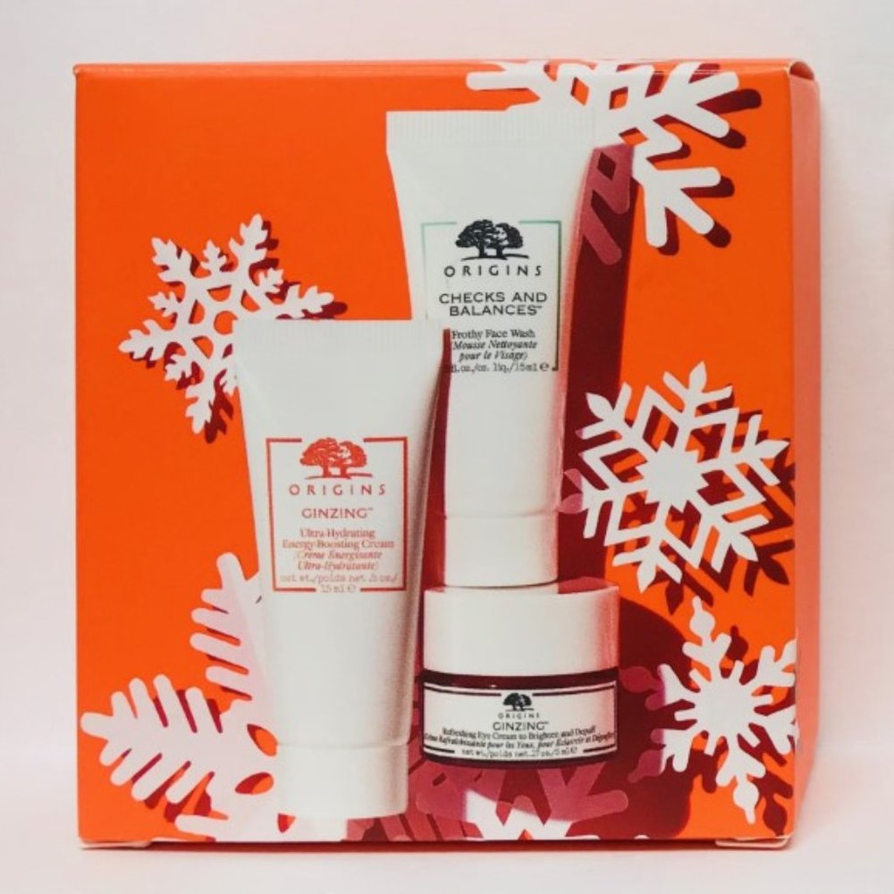 Origins Cleanse & Energize Travel Set NIB